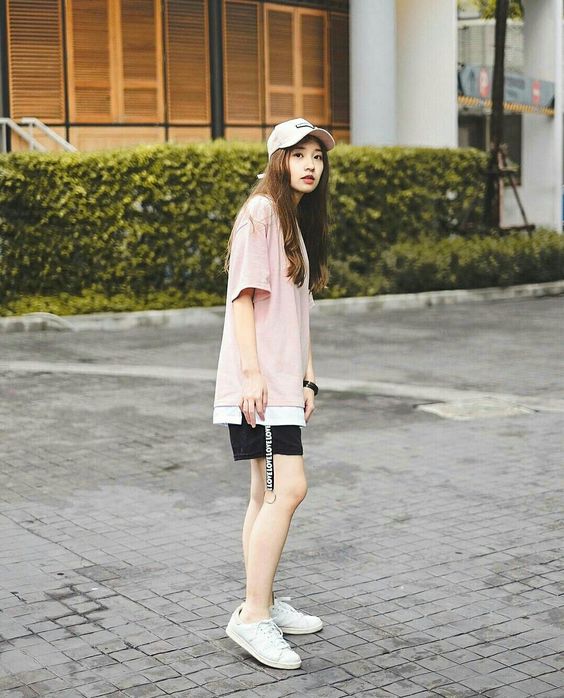 棒球帽穿搭　夏天